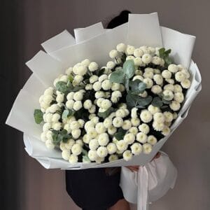 букет кустовых хризантем